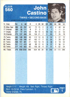 1984 Fleer John Castino #560