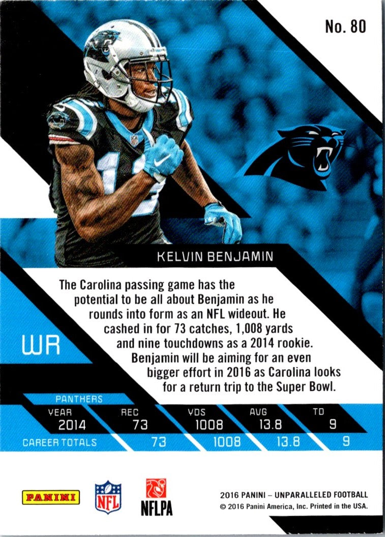 2016 Panini Unparalleled Kelvin Benjamin