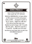 2012 Topps Magic Darren Sproles