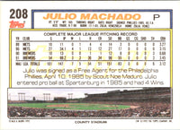 1992 Topps Julio Machado #208