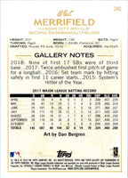 2018 Topps Gallery Whit Merrifield #36