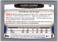 2013 Bowman Alcides Escobar #166