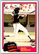 1981 Topps Rich Murray