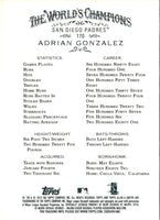 2010 Topps Allen & Ginter Adrian Gonzalez #170