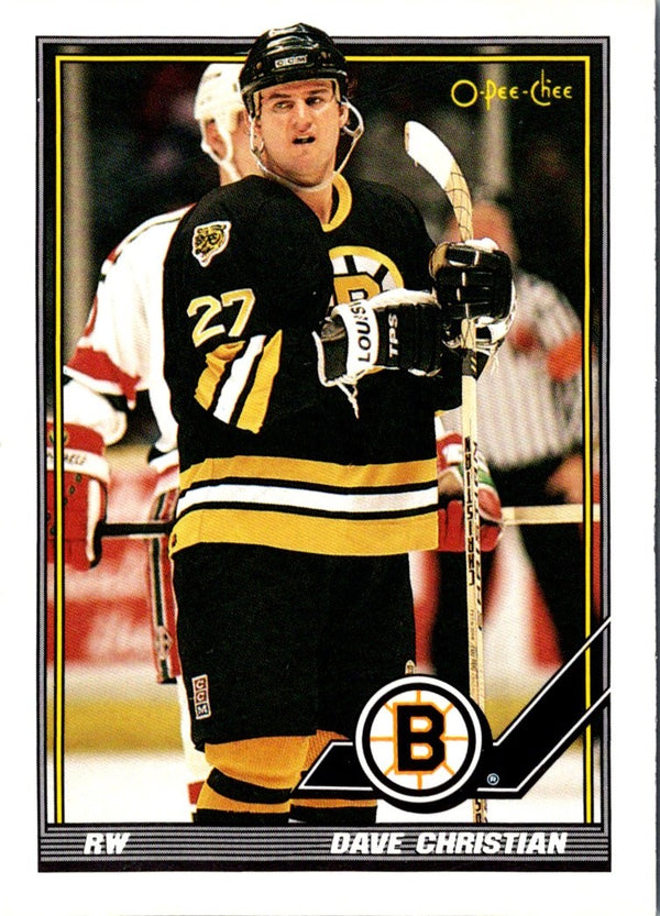 1991 O-Pee-Chee Dave Christian #276