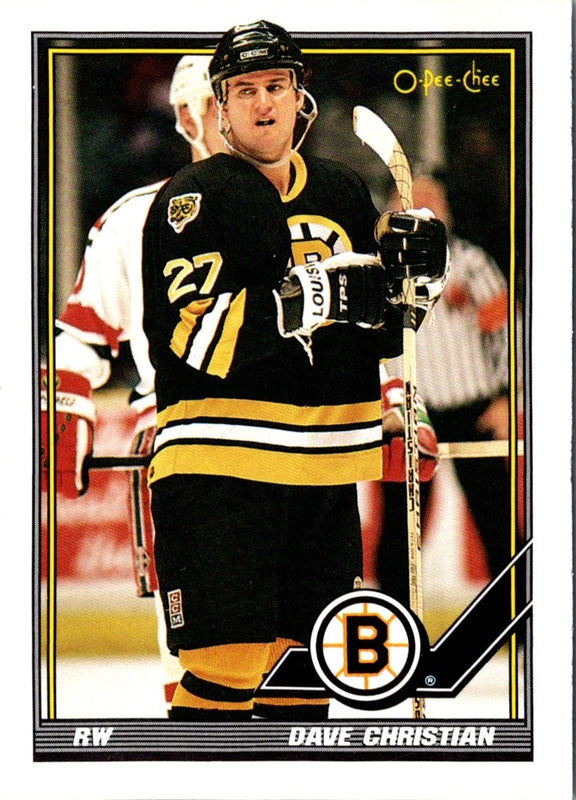 1991 O-Pee-Chee Dave Christian #276