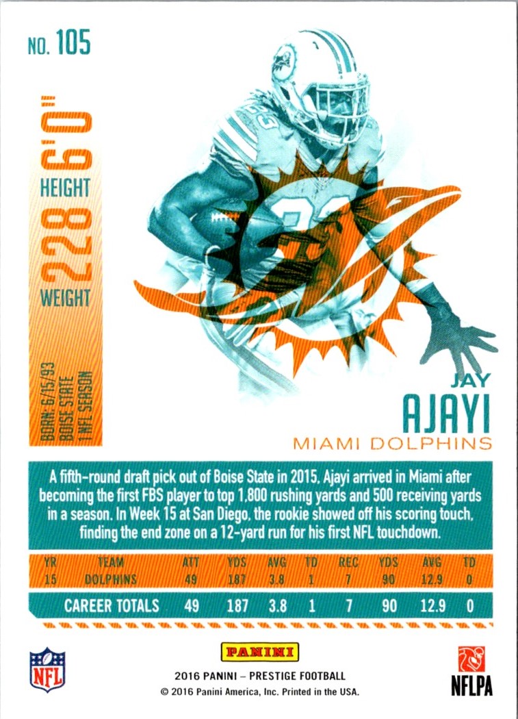 2017 Panini Jay Ajayi