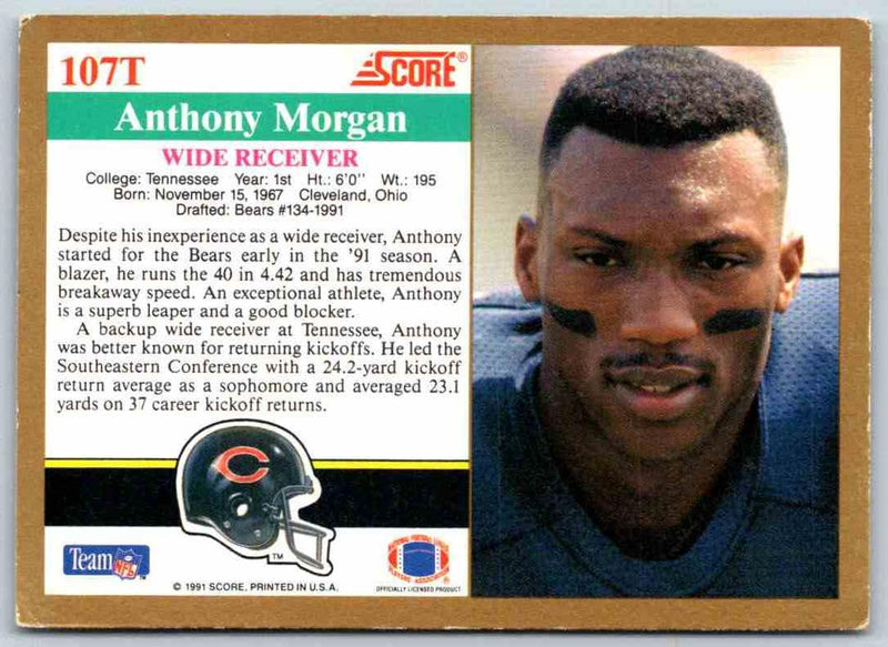 1991 Score Anthony Morgan
