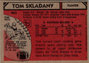 1980 Topps Tom Skladany
