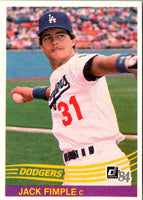 1984 Donruss Jack Fimple #372 Rookie