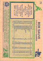 1983 O-Pee-Chee Bob Sauve #71