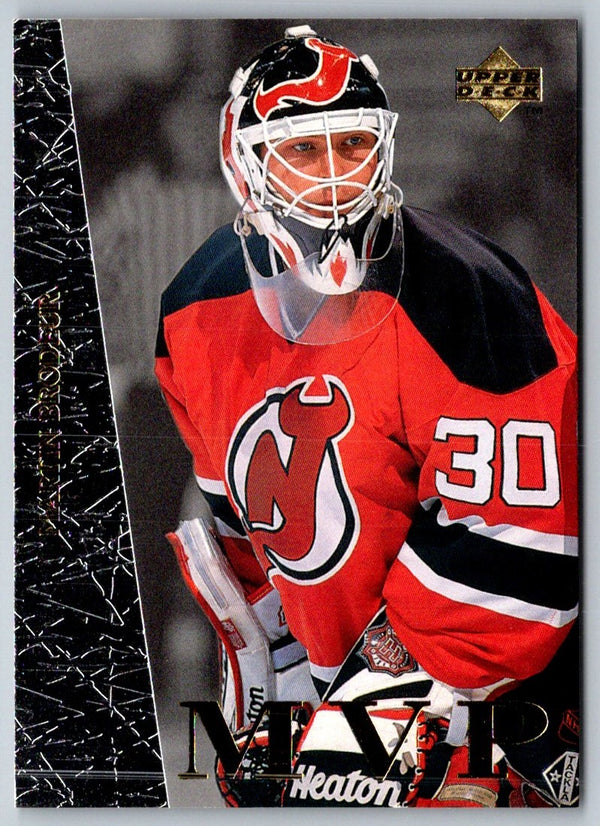 1996 Collector's Choice MVP Martin Brodeur #UD21