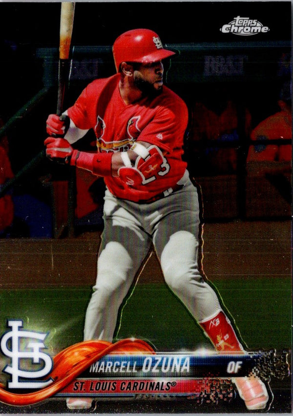 2018 Topps Chrome Marcell Ozuna #149