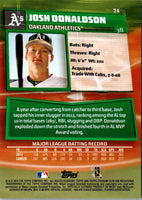 2014 Stadium Club Josh Donaldson #74