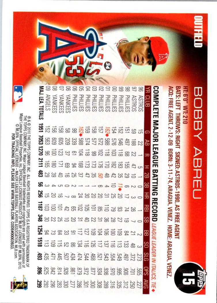 2010 Topps Bobby Abreu