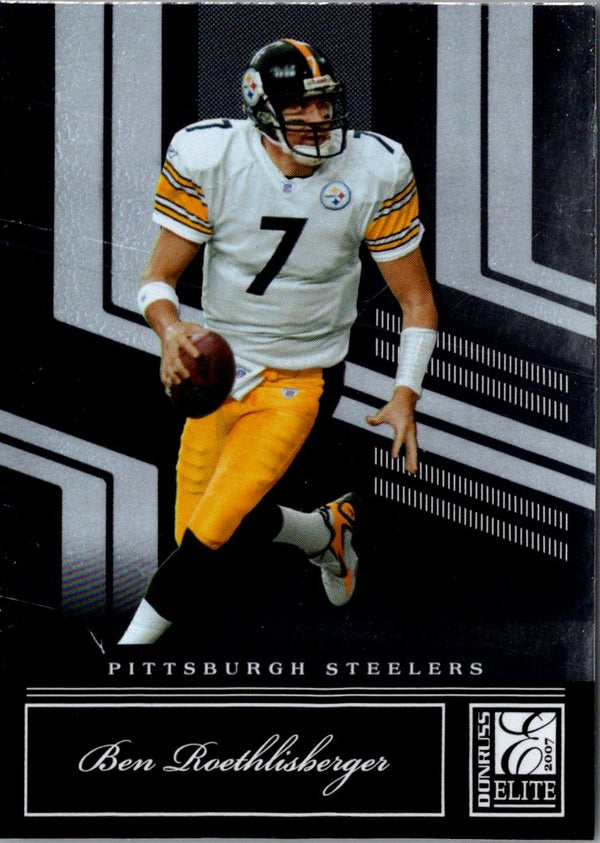 2007 Donruss Elite Ben Roethlisberger #77