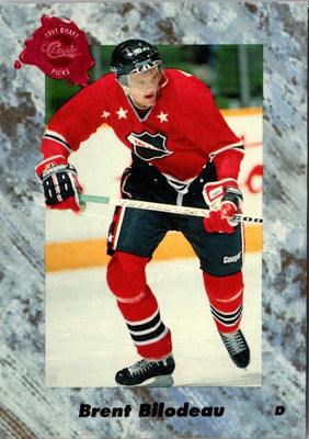 1991 Classic Draft Picks Brent Bilodeau #14