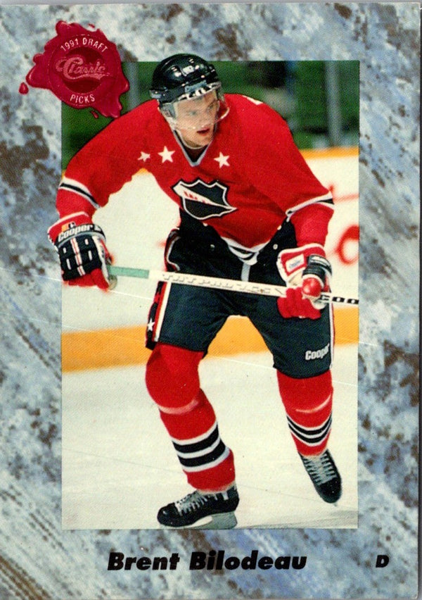 1991 Classic Draft Picks Brent Bilodeau #14