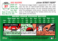 2012 Topps Archives Jose Valverde #37