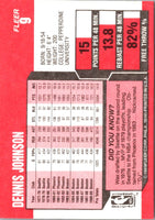 1989 Fleer Dennis Johnson #9
