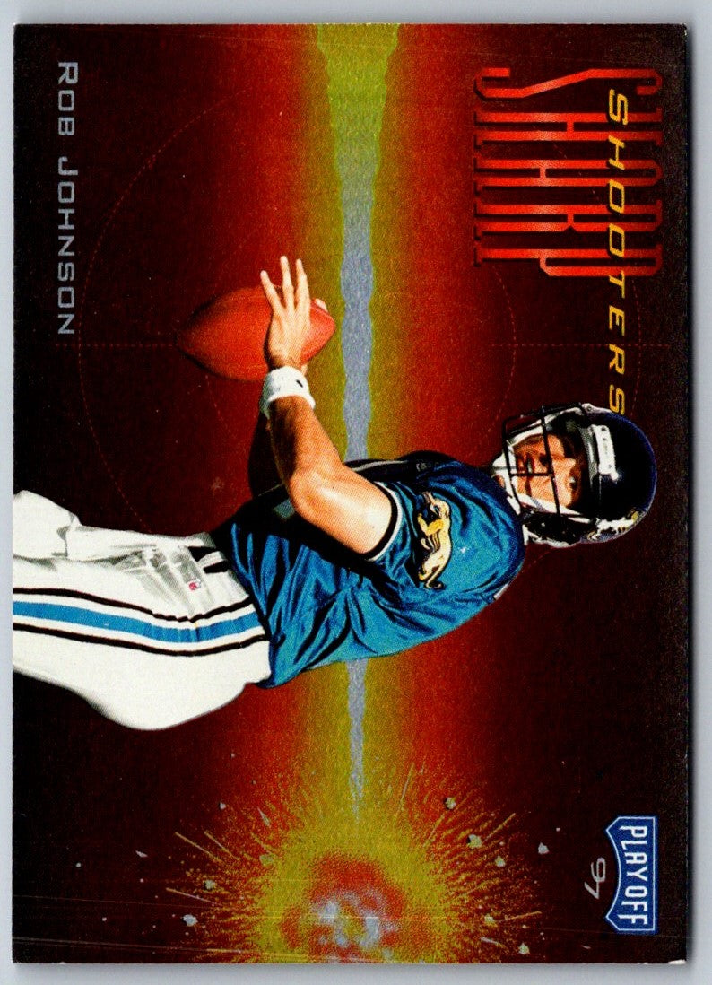 1997 Playoff Zone Sharpshooters Rob Johnson