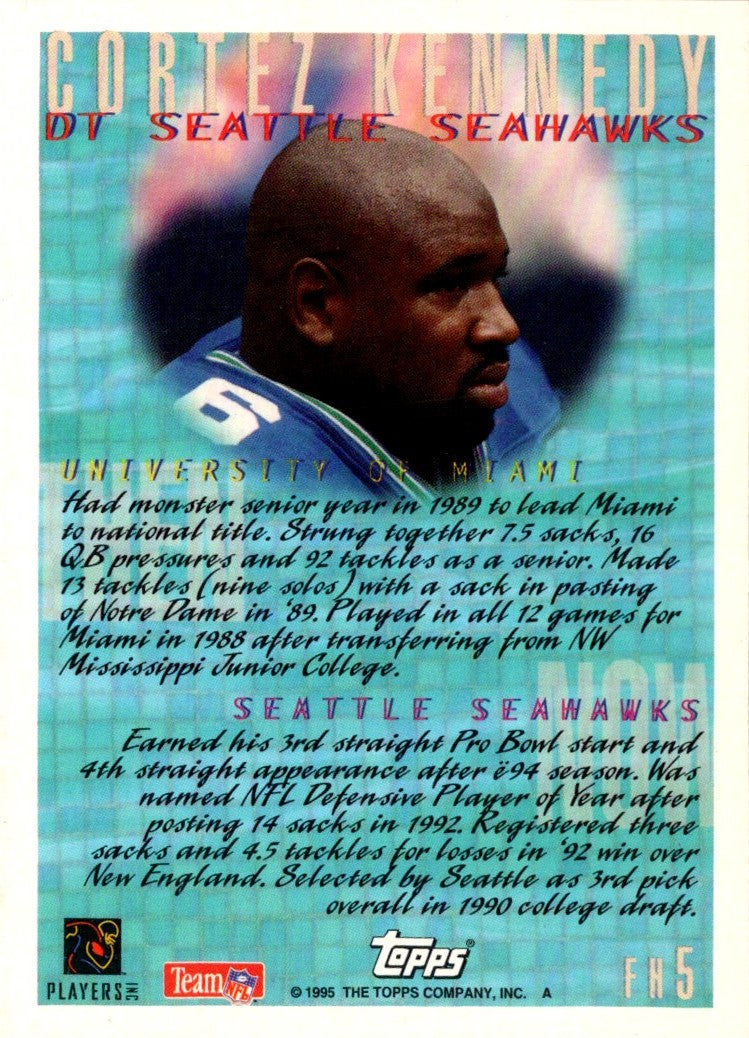 1995 Topps Florida Hotbed Cortez Kennedy