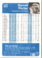 1984 Fleer Darrell Porter #331