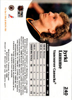 1991 Pro Set Jyrki Lumme #240