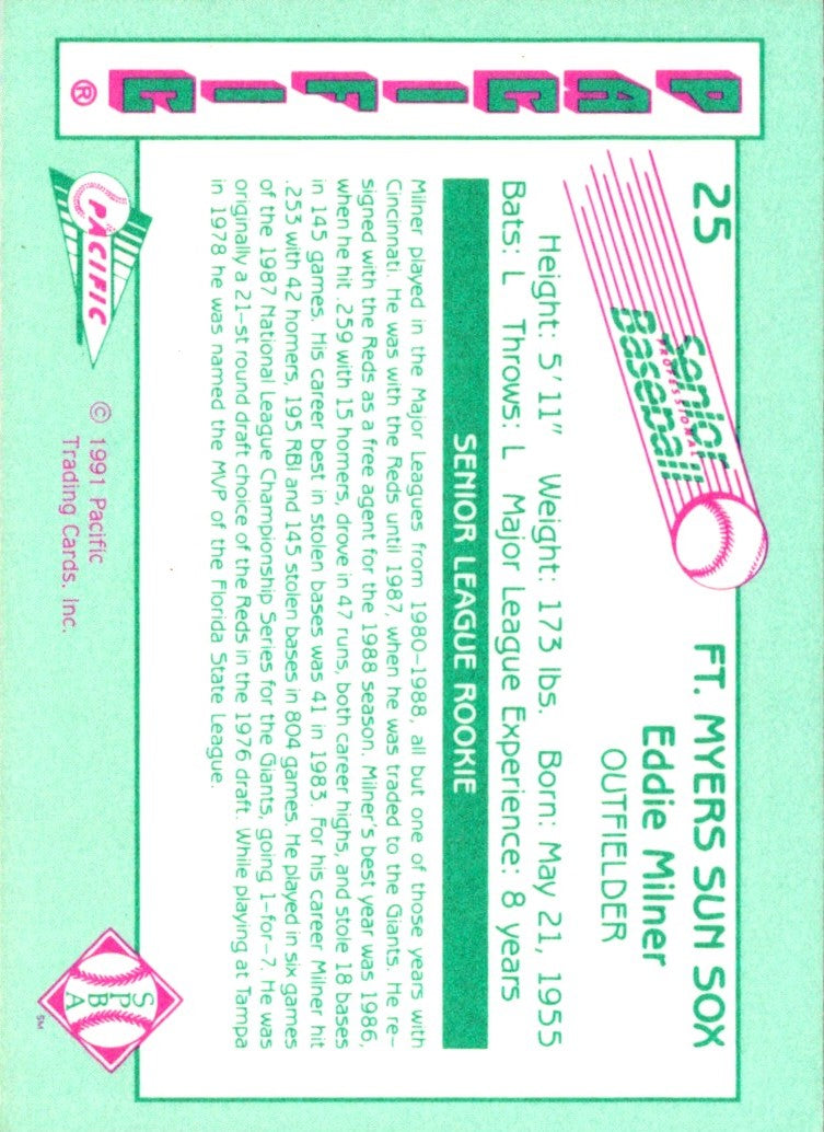 1991 Pacific Senior League Eddie Milner