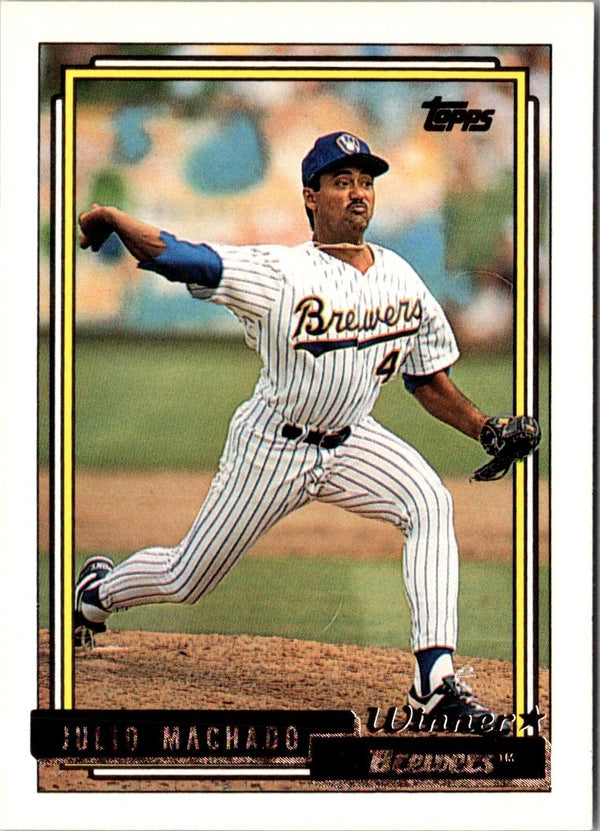 1992 Topps Julio Machado #208