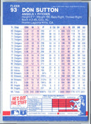 1987 Fleer Don Sutton