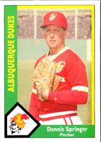 1990 CMC Albuquerque Dukes Dennis Springer #12