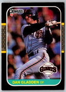 1986 Donruss Dan Gladden