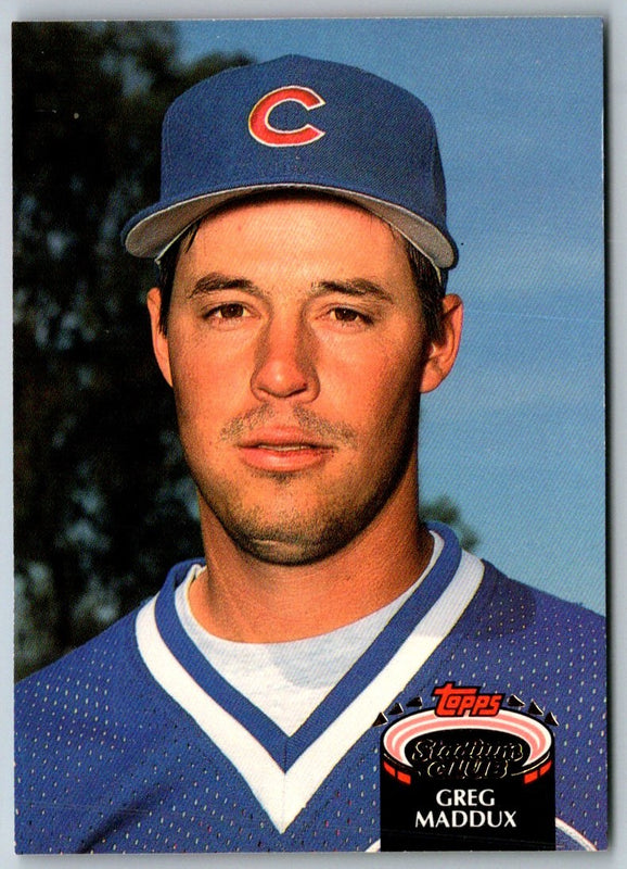 1992 Stadium Club Greg Maddux #665