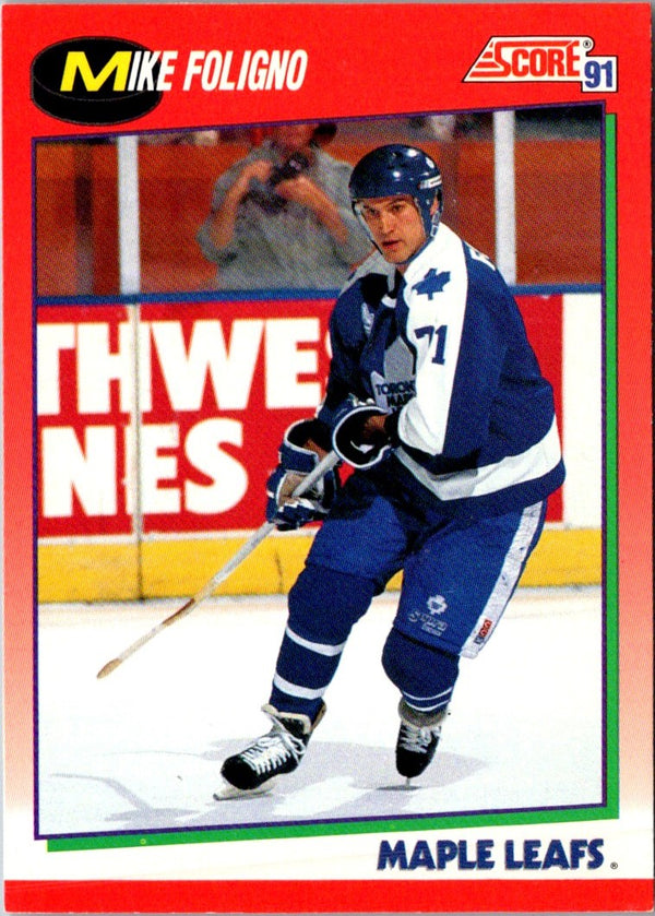 1991 Score Canadian Mike Foligno #248