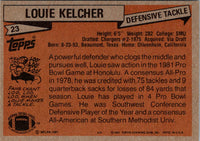 1981 Topps Louie Kelcher #23 EX
