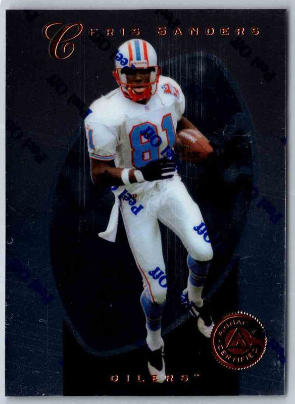 1997 Pinnacle Certified NFL Chris Sanders #59