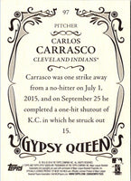 2016 Topps Gypsy Queen Carlos Carrasco #97