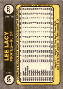 1981 Fleer Lee Lacy