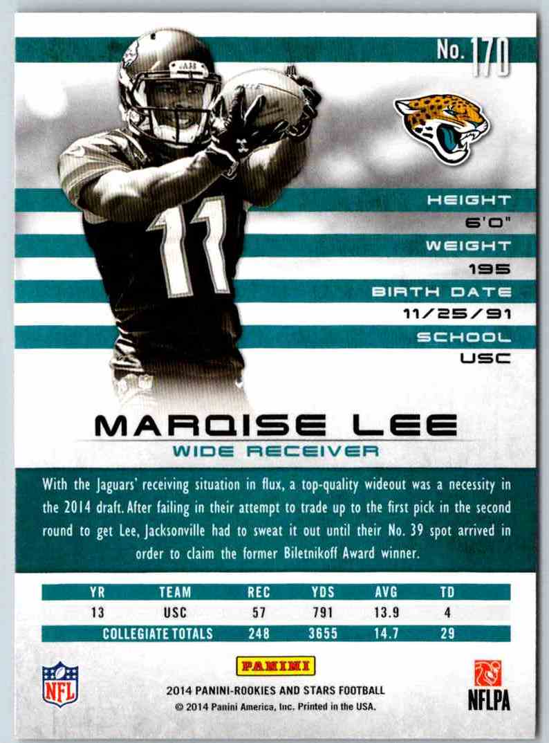 2014 Panini Rookies And Stars Marqise Lee