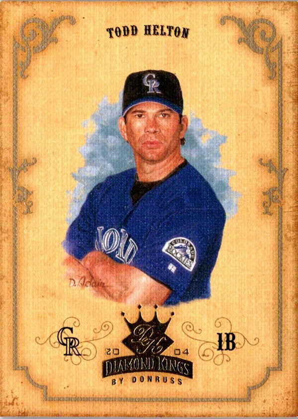 2004 Donruss Diamond Kings Todd Helton #42