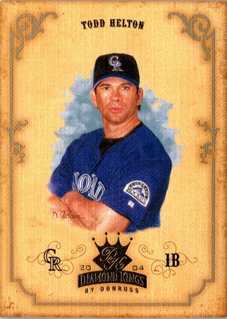 2004 Donruss Diamond Kings Todd Helton