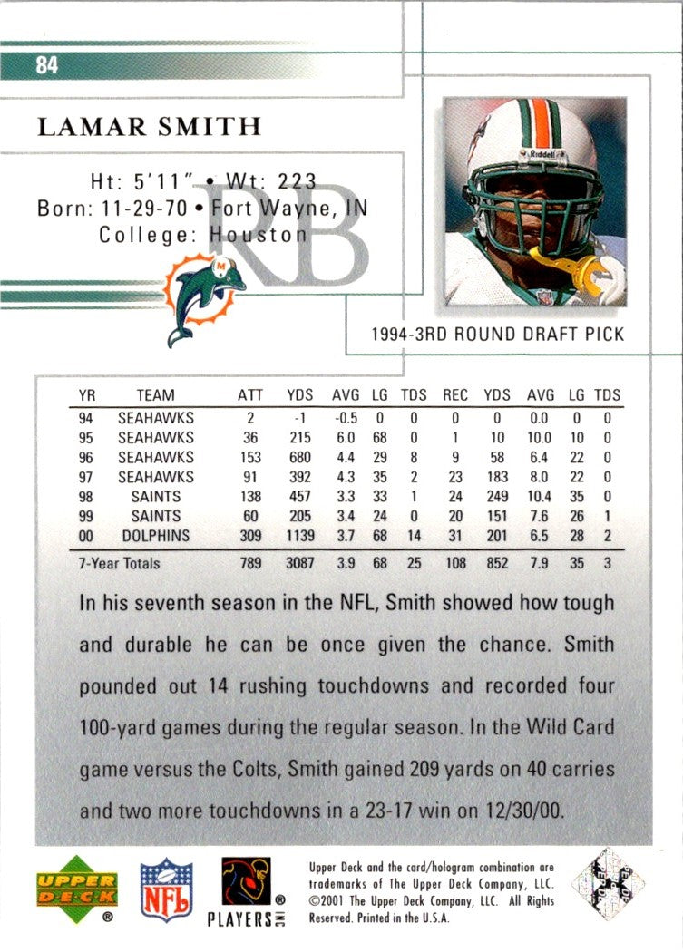 2001 Upper Deck Lamar Smith