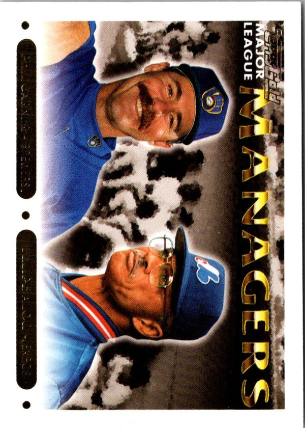 1993 Topps Gold Phil Garner/Felipe Alou #508