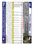 2004 Topps Opening Day Preston Wilson