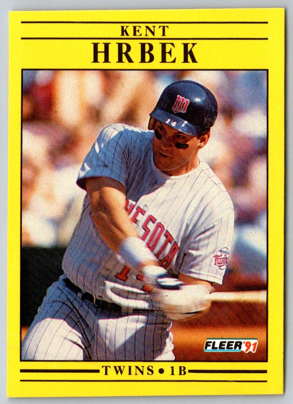 1991 Fleer Kent Hrbek #614