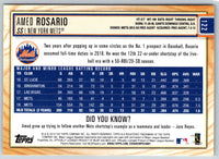 2019 Topps Big League Gold Amed Rosario #122