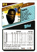 1993 Topps Gold Gene Atkins #614