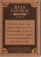 2002 Topps 206 Ryan Church #280 Rookie