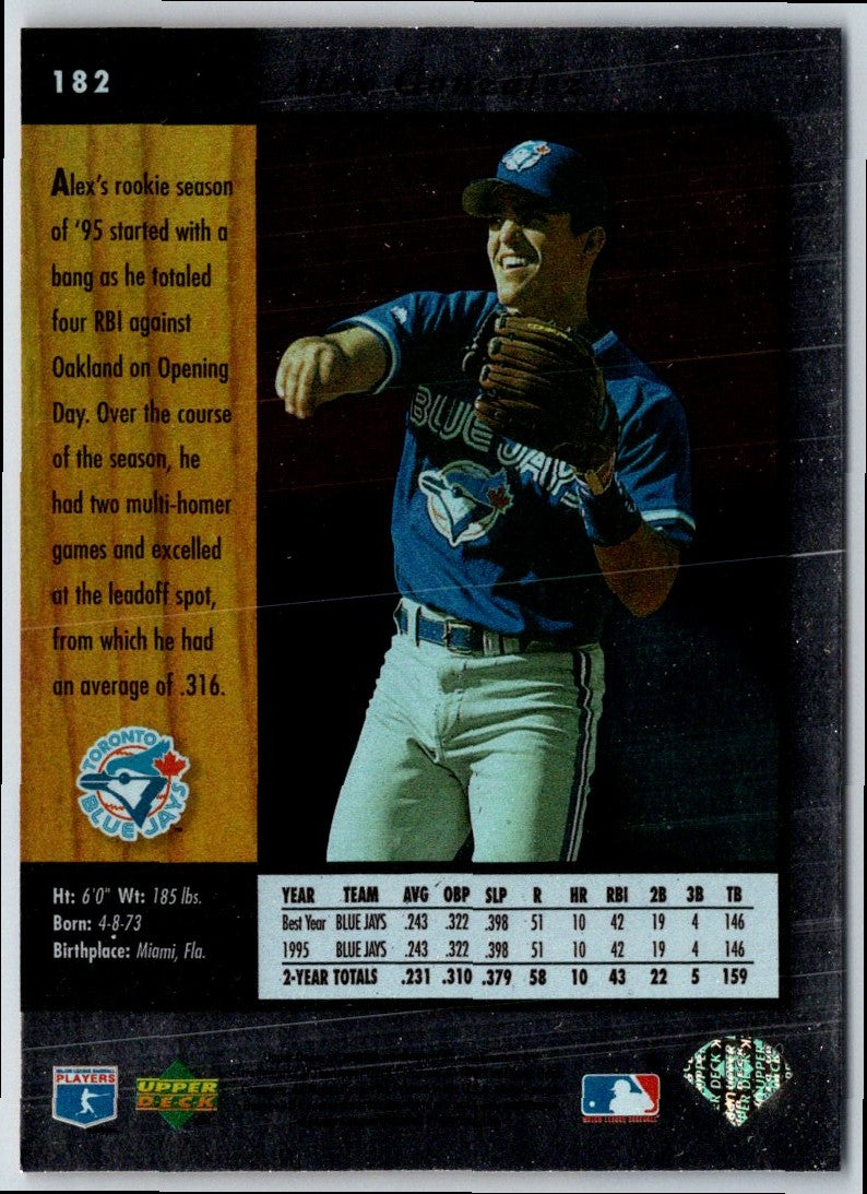 1996 SP Alex Gonzalez